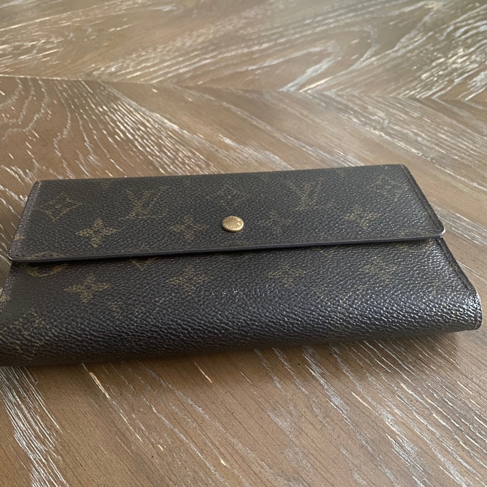 Louis Vuitton LV Long Wallet  Portefeuille Sarah Brown Monogram - Picture 6 of 11